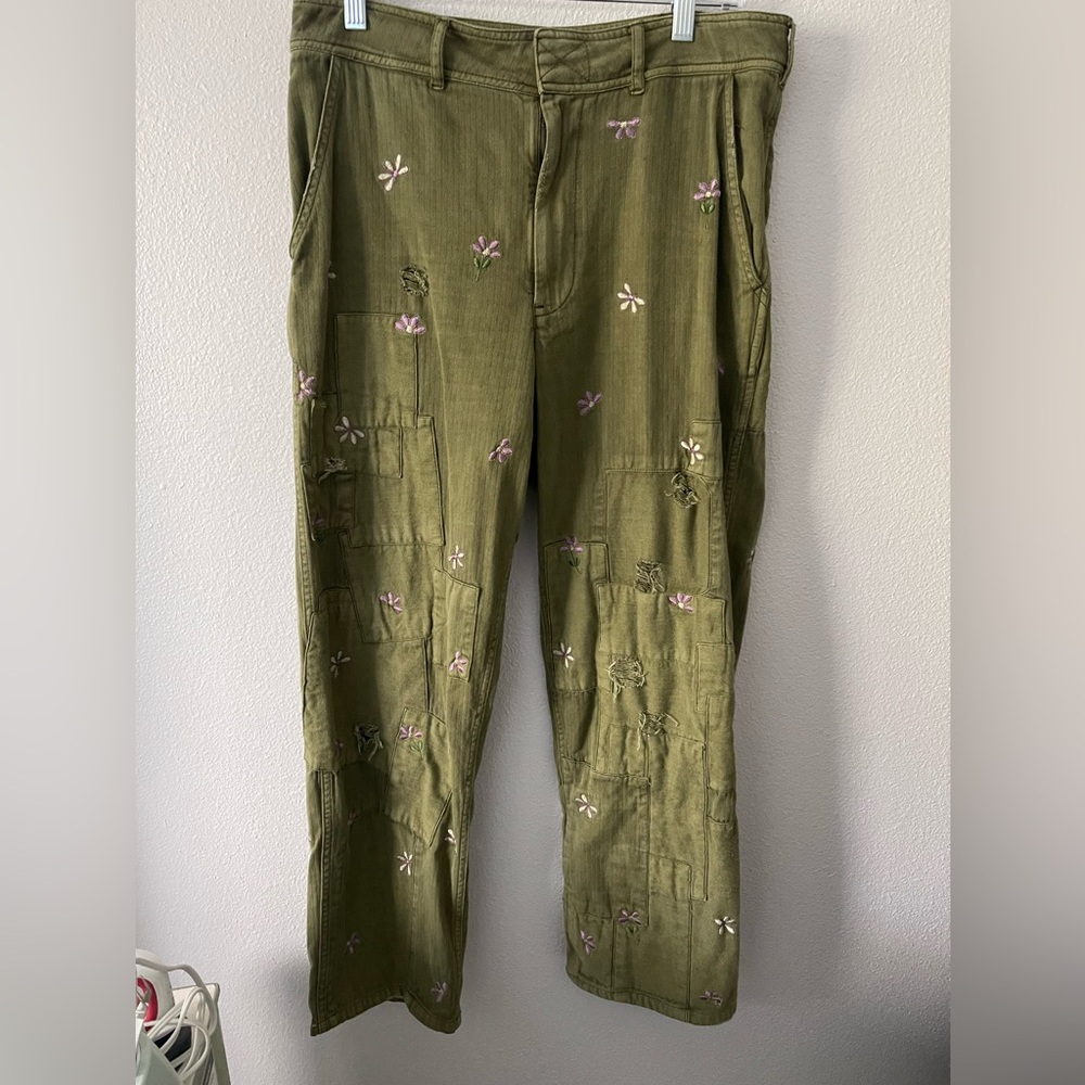 Free People Patch Posy Pants
